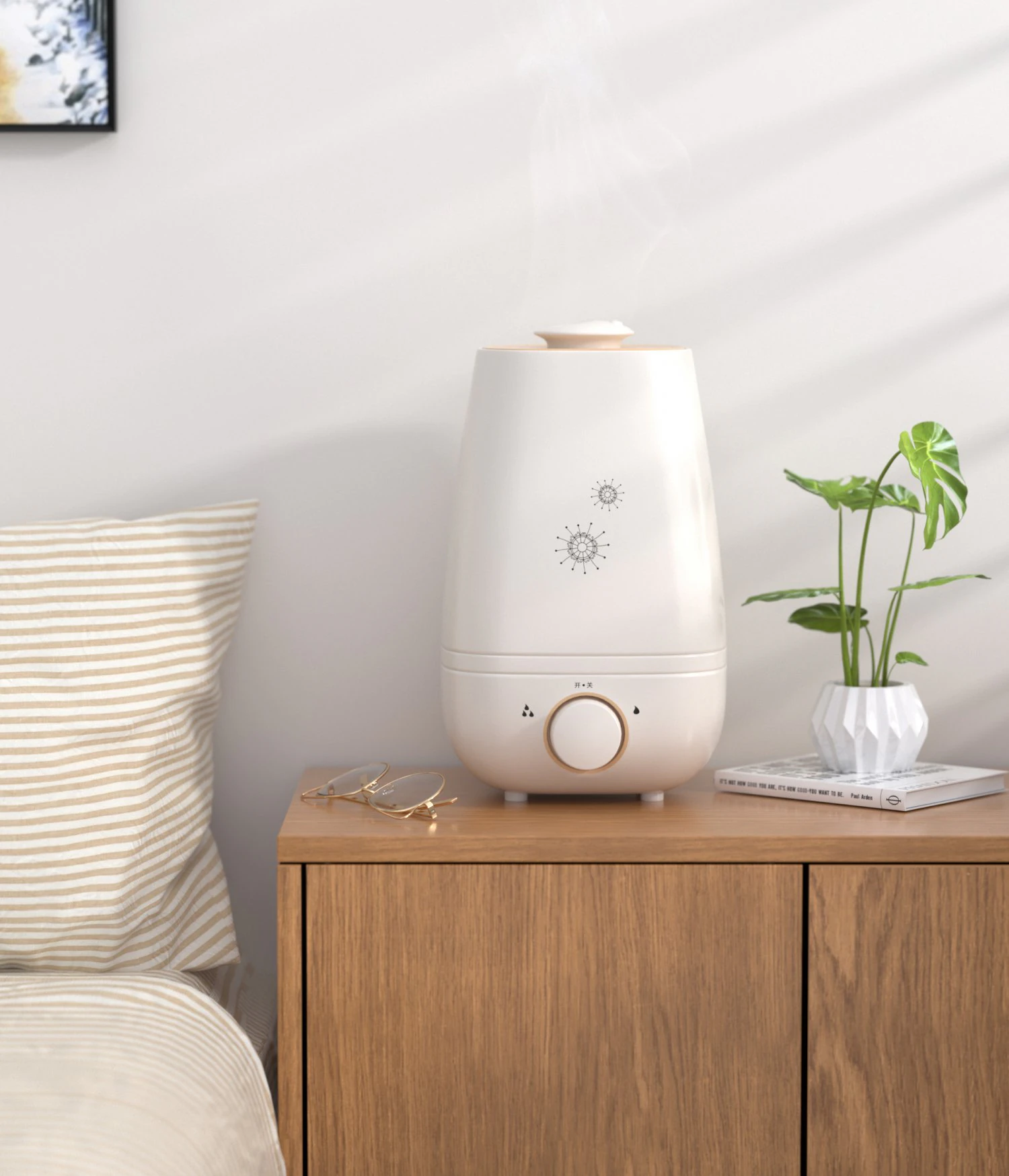 mod&eacute;lisation et rendu d'un humidificateur Modèle 3D .c4d .max .obj .3ds .fbx .stl .blend 