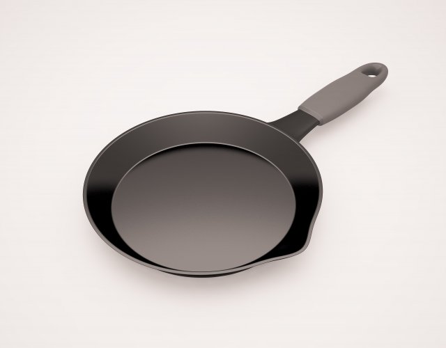 cooking pan Model 3D .c4d .max .obj .3ds .fbx .stl .blend