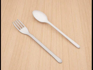 spoon and fork 3D Model