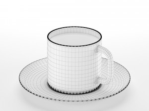 tea cup Model 3D