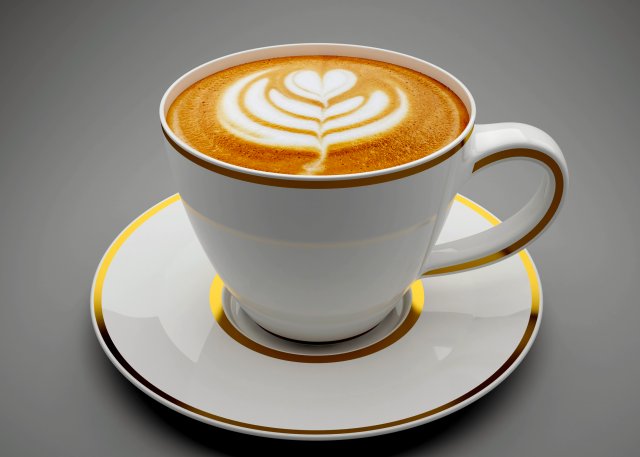 COFFEE 3D Модель .c4d .max .obj .3ds .fbx .stl .blend 