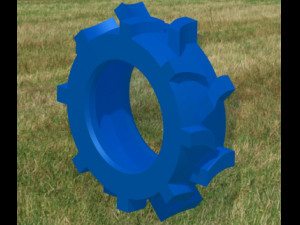 tractor tire 3D Model