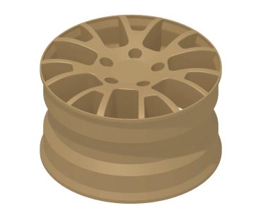 car wheel 3D Model .c4d .max .obj .3ds .fbx .stl .blend 