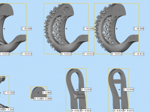 sapphire earrings gold e14 3d print model 3D Print Model