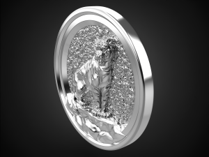 tiger coin 2022 3d print model 3D Print Model