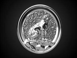 tiger coin 2022 3d print model 3D Print Model