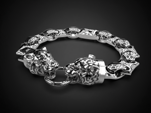 tiger bracelet 2022 b1 3d print model 3D Print Model