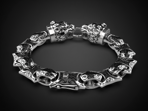 tiger bracelet 2022 b1 3d print model 3D Print Model
