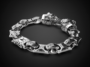 tiger bracelet 2022 b1 3d print model 3D Print Model