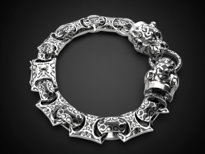 tiger bracelet 2022 b1 3d print model 3D Print Model