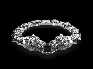 tiger bracelet 2022 b1 3d print model 3D Print Model