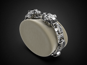 tiger bracelet 2022 b1 3d print model 3D Print Model