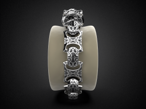 tiger bracelet 2022 b1 3d print model 3D Print Model