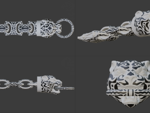 tiger bracelet 2022 b1 3d print model 3D Print Model
