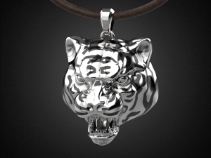 tiger pendant 2022 p7 3d print model 3Dプリントモデル