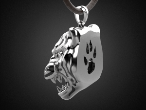 tiger pendant 2022 p7 3d print model 3D Принт Модель