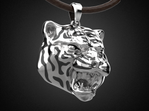 tiger pendant 2022 p7 3d print model 3D Принт Модель