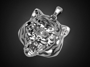tiger pendant 2022 p7 3d print model 3D Принт Модель