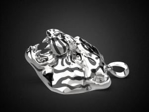 tiger pendant 2022 p7 3d print model 3D Принт Модель