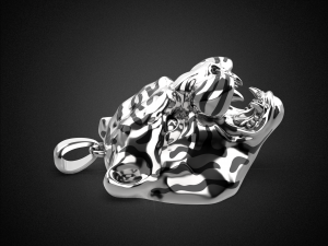 tiger pendant 2022 p7 3d print model 3D Принт Модель