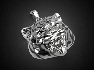 tiger pendant 2022 p7 3d print model 3D Принт Модель
