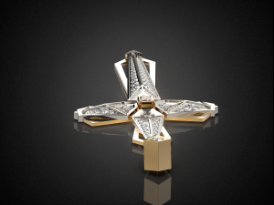 holy cross pendant p8 3d print model 3D-printmodel