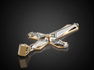 holy cross pendant p8 3d print model 3D-printmodel