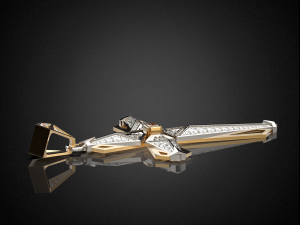 holy cross pendant p8 3d print model 3D-printmodel