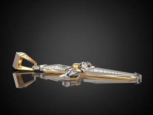 holy cross pendant p8 3d print model 3D-printmodel