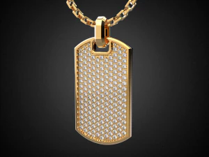soldier token pendant p9 3d print model 3D Print Model