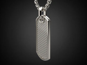 soldier token pendant p9 3d print model 3D Print Model