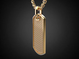soldier token pendant p9 3d print model 3D Print Model
