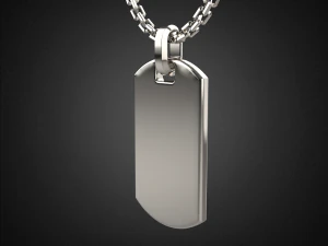soldier token pendant p9 3d print model 3D Print Model