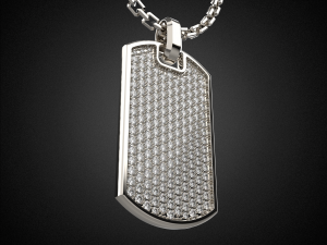 soldier token pendant p9 3d print model Modelo de impresión 3D