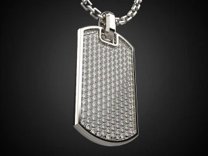 soldier token pendant p9 3d print model 3D Print Model
