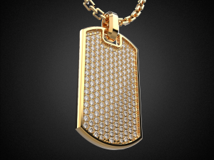 soldier token pendant p9 3d print model Modelo de impresión 3D