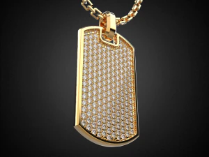 soldier token pendant p9 3d print model 3D Print Model