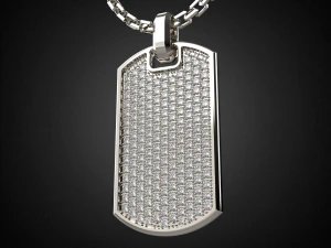 soldier token pendant p9 3d print model 3D Print Model