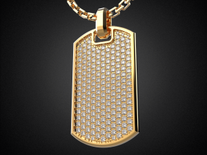 soldier token pendant p9 3d print model Modelo de impresión 3D