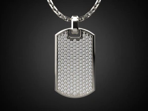 soldier token pendant p9 3d print model 3D Print Model