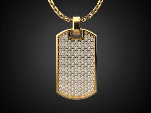 soldier token pendant p9 3d print model 3D Print Model