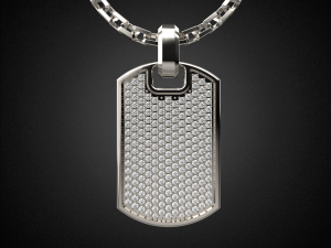 soldier token small pendant p10 3d print model 3D Print Model