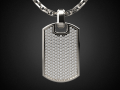 soldier token small pendant p10 3d print model Modelo de impresión 3D