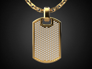 soldier token small pendant p10 3d print model 3D Print Model