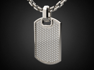 soldier token small pendant p10 3d print model 3D Print Model