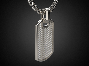 soldier token small pendant p10 3d print model 3D Print Model