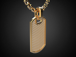 soldier token small pendant p10 3d print model 3D Print Model