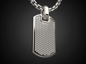 soldier token small pendant p10 3d print model 3D Print Model