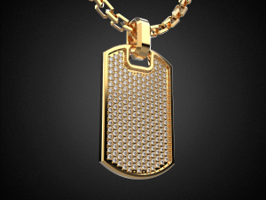 soldier token small pendant p10 3d print model 3D Print Model