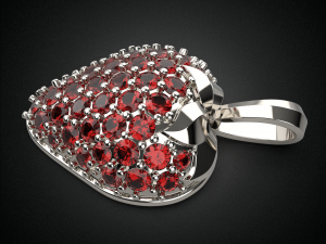 summer strawberry pendant p1 3d print model 3D Принт Модель